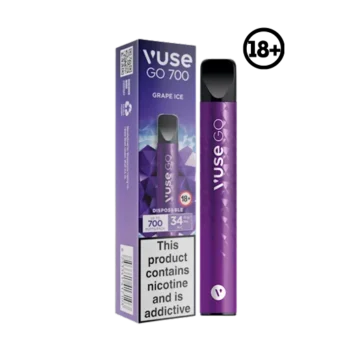 VUSE GO 700 DISPOSABLE GRAPE ICE 34MG 700 PUFF