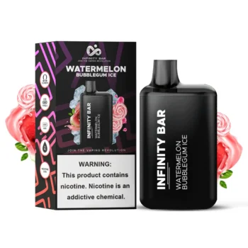 INFINITY DISPOSABLE VAPE WATERMELON BUBBLEGUM ICE 5000 PUFF 3.5 %
