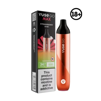 VUSE GO MAX DISPOSABLE STRAWBERRY KIWI 34MG 1500 PUFF